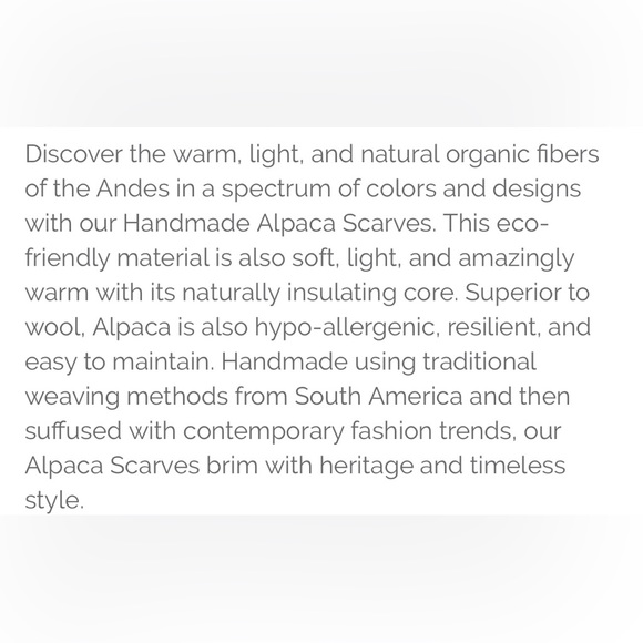 Shupaca Blue Bird Alpaca Blend Striped Fringed Scarf NWOT - Picture 15 of 15